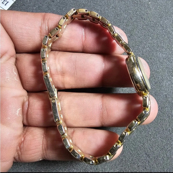 Citizen Ladies Quartz Watch Gold Tone Working 3220-S24451 Working Flawed - Picture 8 of 10